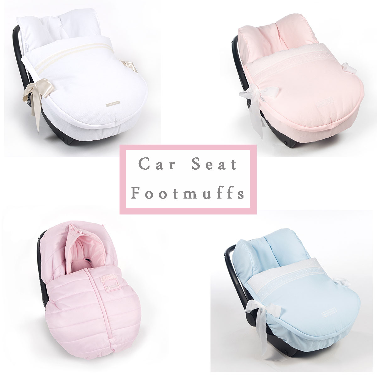 car seat footmuff pink